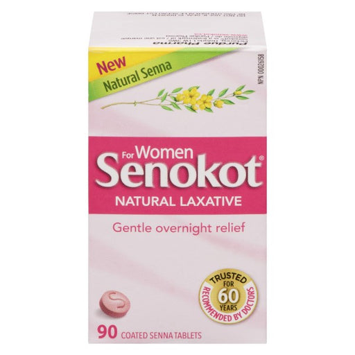 Senokot Natural Laxitive Gentle Overnight Relief For Women