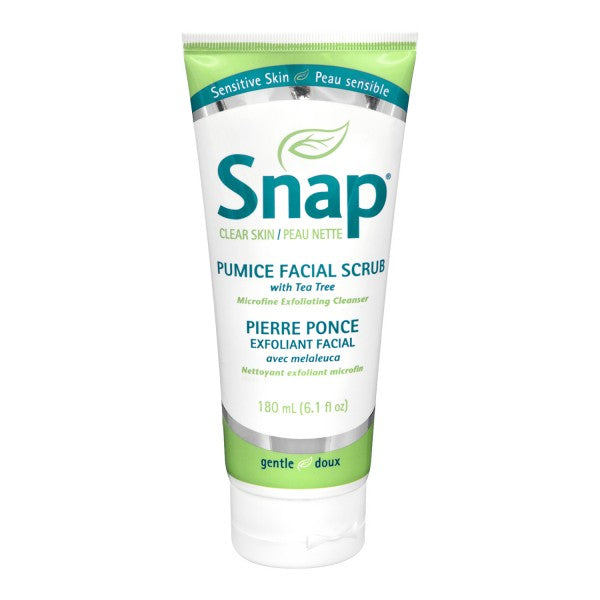 Snap Clear Skin Gentle Pumice Facial Scrub with Tea Tree