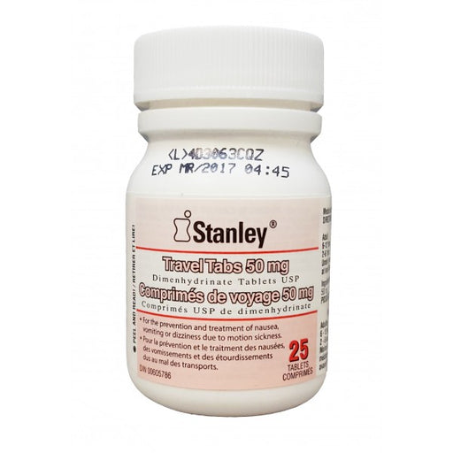 Stanley Travel Tabs Dimenhydrinate Tablets
