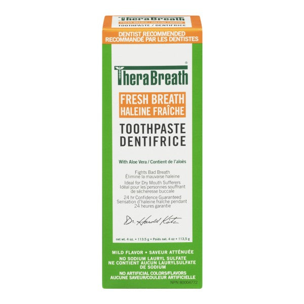 TheraBreath Toothpaste with Fluoride