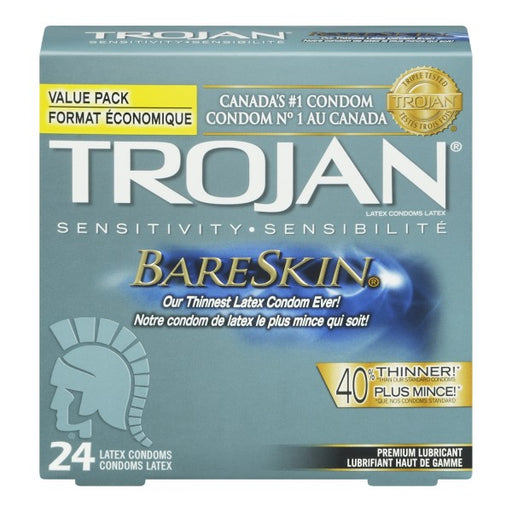 Trojan Bareskin Lubricated Condoms