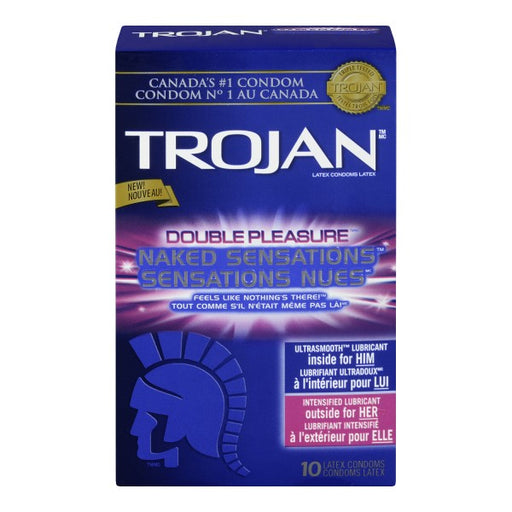 Trojan Double Pleasure Naked Sensations Latex Condoms