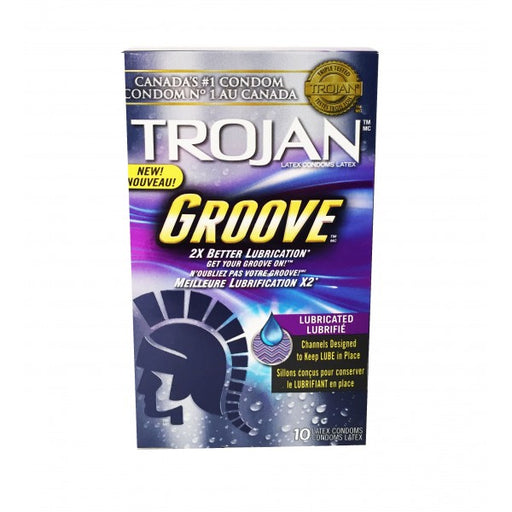 Trojan Groove Lubricated Condoms