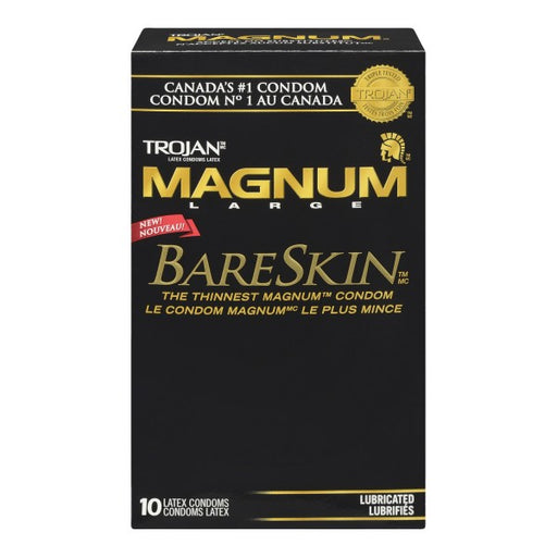 Trojan Magnum BareSkin Latex Lubricated Condoms