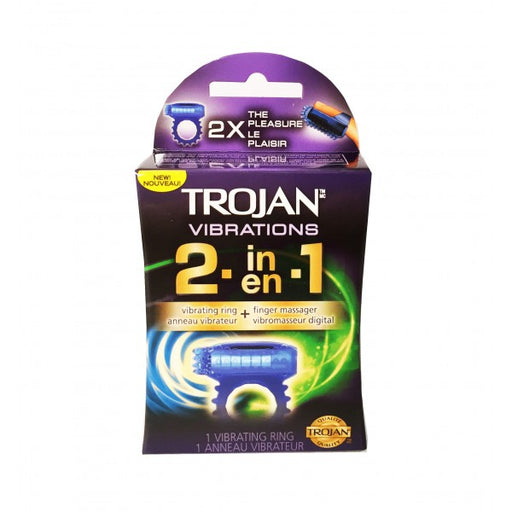 Trojan Vibrations 2-in-1 Vibrating Ring