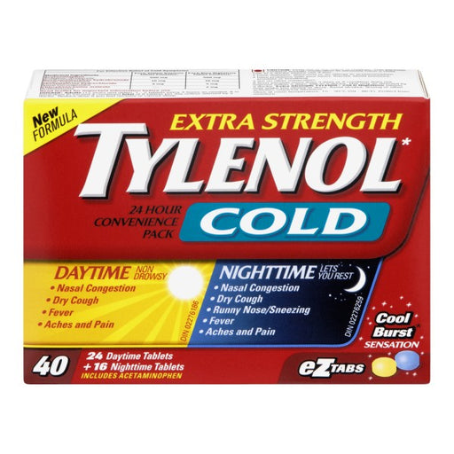 Tylenol Extra Strength Cold Daytime/Nighttime Convenience Pack