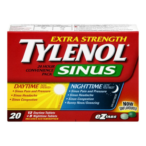 Tylenol Extra Strength Sinus Daytime/Nighttime Convenience Pack