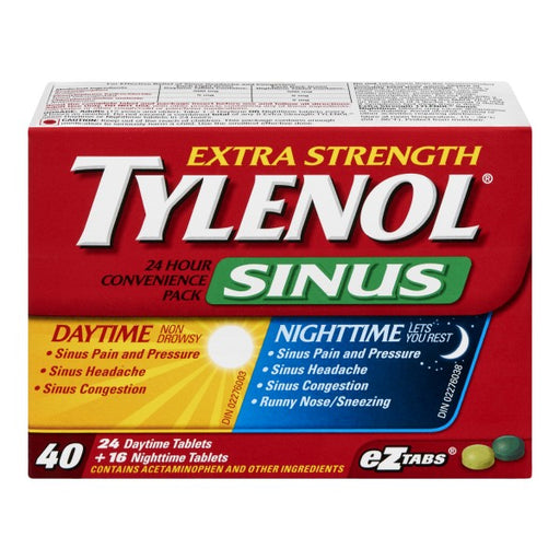 Tylenol Sinus Daytime and Nighttime Convenience Pack