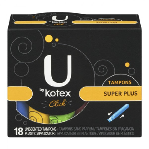 U By Kotex Click Unscented Tampons