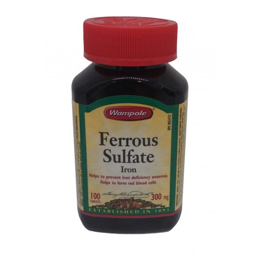 Wampole Ferrous Sulfate Iron Tablets
