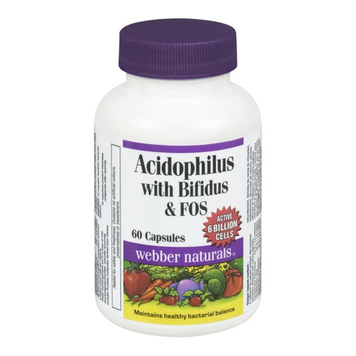 Webber Naturals Acidophilus with Bifidus and FOS