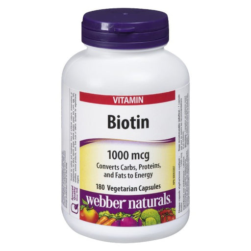 Webber Naturals Biotin 1000mcg