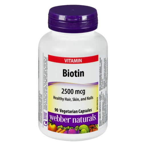 Webber Naturals Biotin 2500mcg