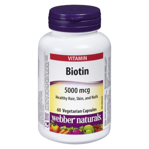 Webber Naturals Biotin 5000mcg