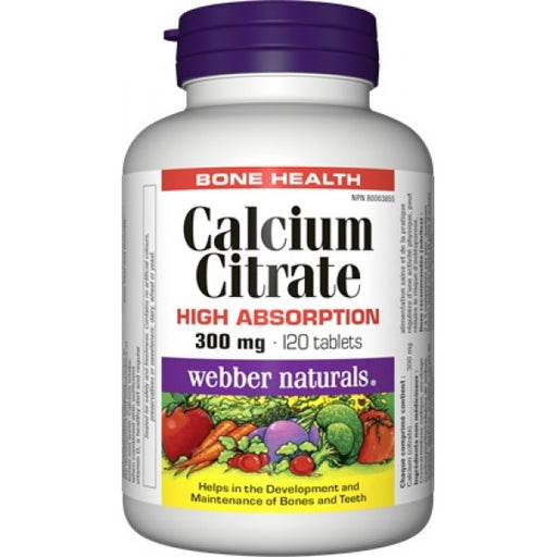 Webber Naturals Calcium Citrate Tablets
