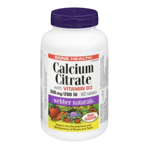 Webber Naturals Calcium Citrate Tablets
