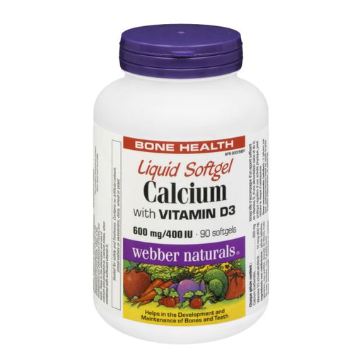 Webber Naturals Calcium with Vitamin D3