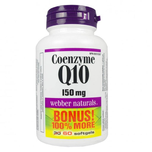 Webber Naturals Coenzyme Q10 Bonus Pack