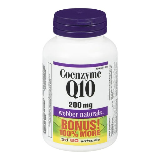 Webber Naturals Coenzyme Q10 Bonus Pack