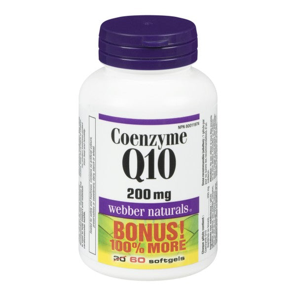 Webber Naturals Coenzyme Q10 Bonus Pack