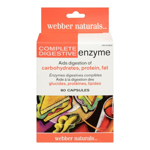 Webber Naturals Complete Digestive Enzyme Capsules