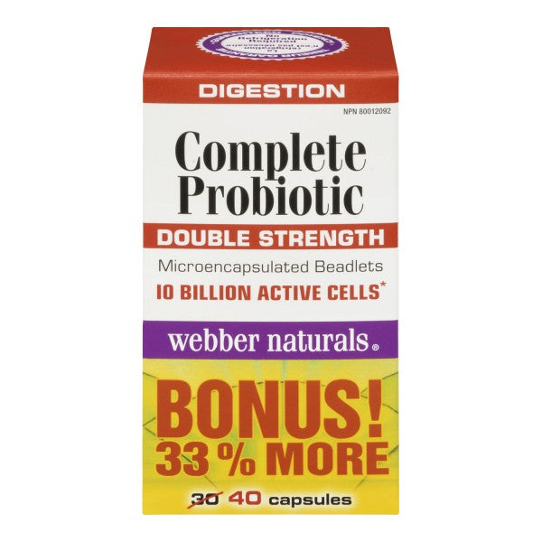 Webber Naturals Complete Probiotic Bonus Pack