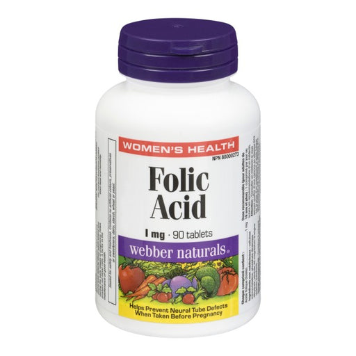 Webber Naturals Folic Acid