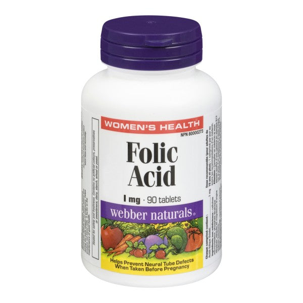 Webber Naturals Folic Acid