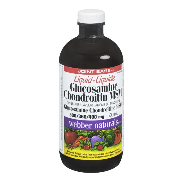 Webber Naturals Glucosamine Chondroitin MSM Liquid
