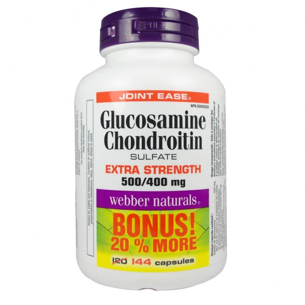 Webber Naturals Glucosamine Chondroitin Sulfate Bonus Pack
