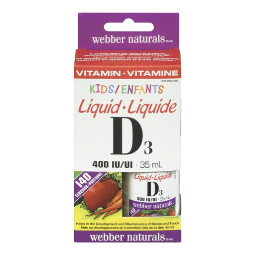 Webber Naturals Kids Liquid Vitamin D3