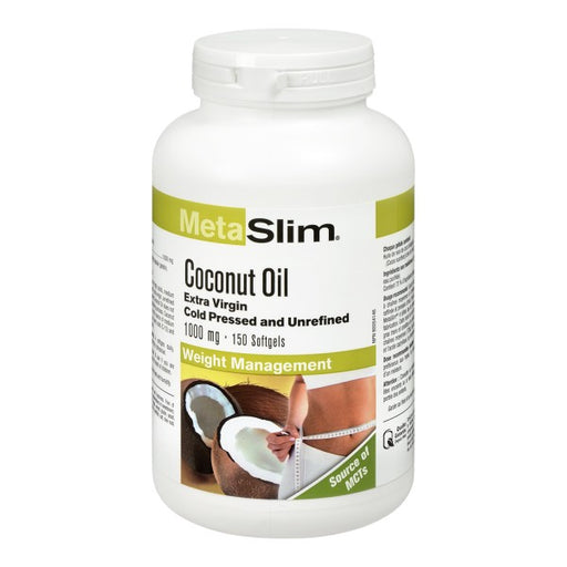 Webber Naturals MetaSlim Extra Virgin Coconut Oil Softgels