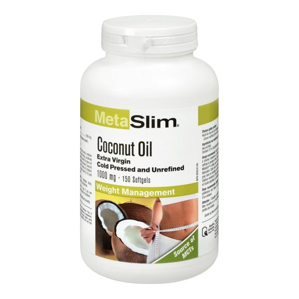 Webber Naturals MetaSlim Extra Virgin Coconut Oil Softgels