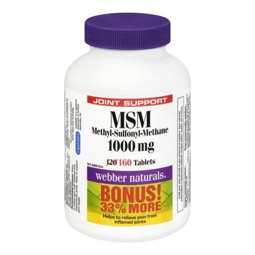 Webber Naturals MSM Bonus Size