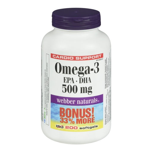Webber Naturals Omega-3 Bonus Size