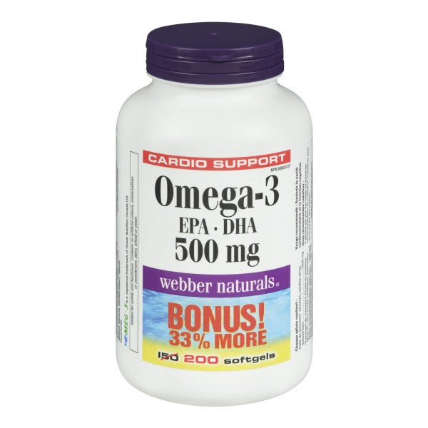 Webber Naturals Omega-3 Bonus Size