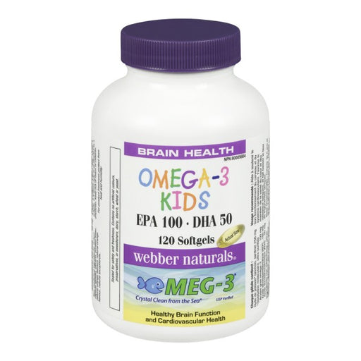 Webber Naturals Omega-3 Kids Softgels