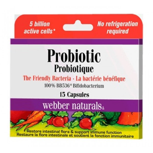Webber Naturals Probiotic Blister-Packed Capsules