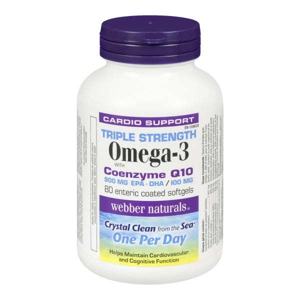 Webber Naturals Triple Strength Omega-3 with CoQ10
