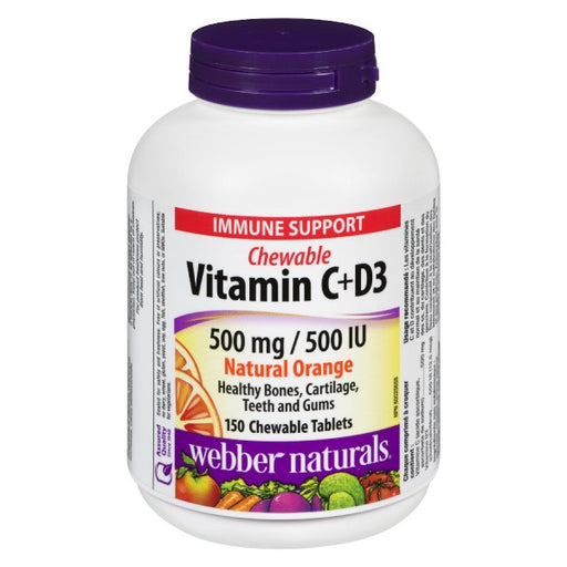 Webber Naturals Vitamin C+D3
