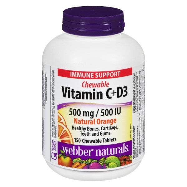 Webber Naturals Vitamin C+D3