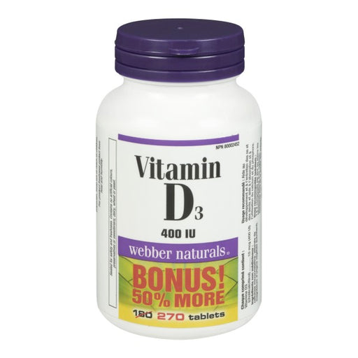 Webber Naturals Vitamin D3 Bonus Pack