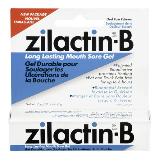 Zilactin-B Long lasting Mouth Sore Gel